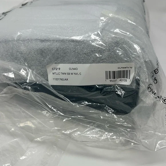 NWT Coach Tammie Shoulder Bag - Metallic Blue - Picture 6 of 9